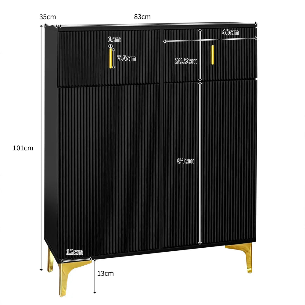 Modern Elegant Sideboard/shoe Cabinet with Structural Panels