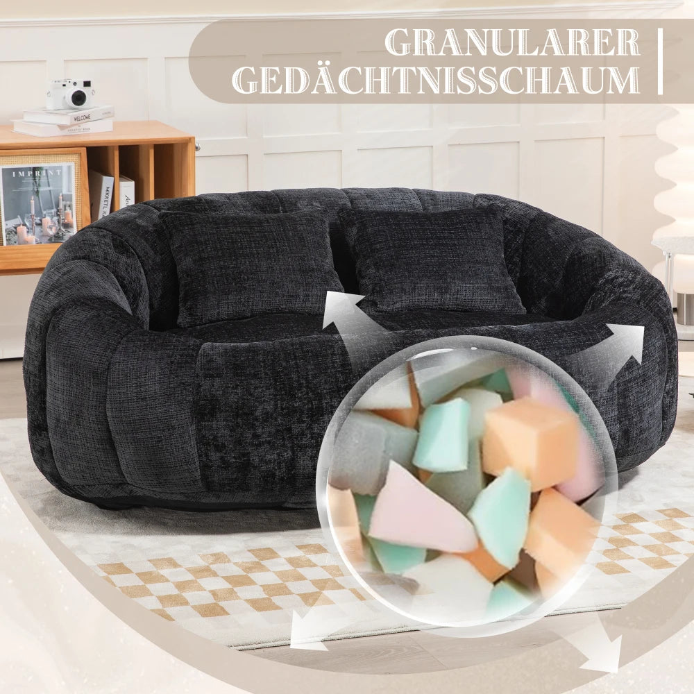 Modern Bean Bag Lazy Sofa Durable Comfort Lounger