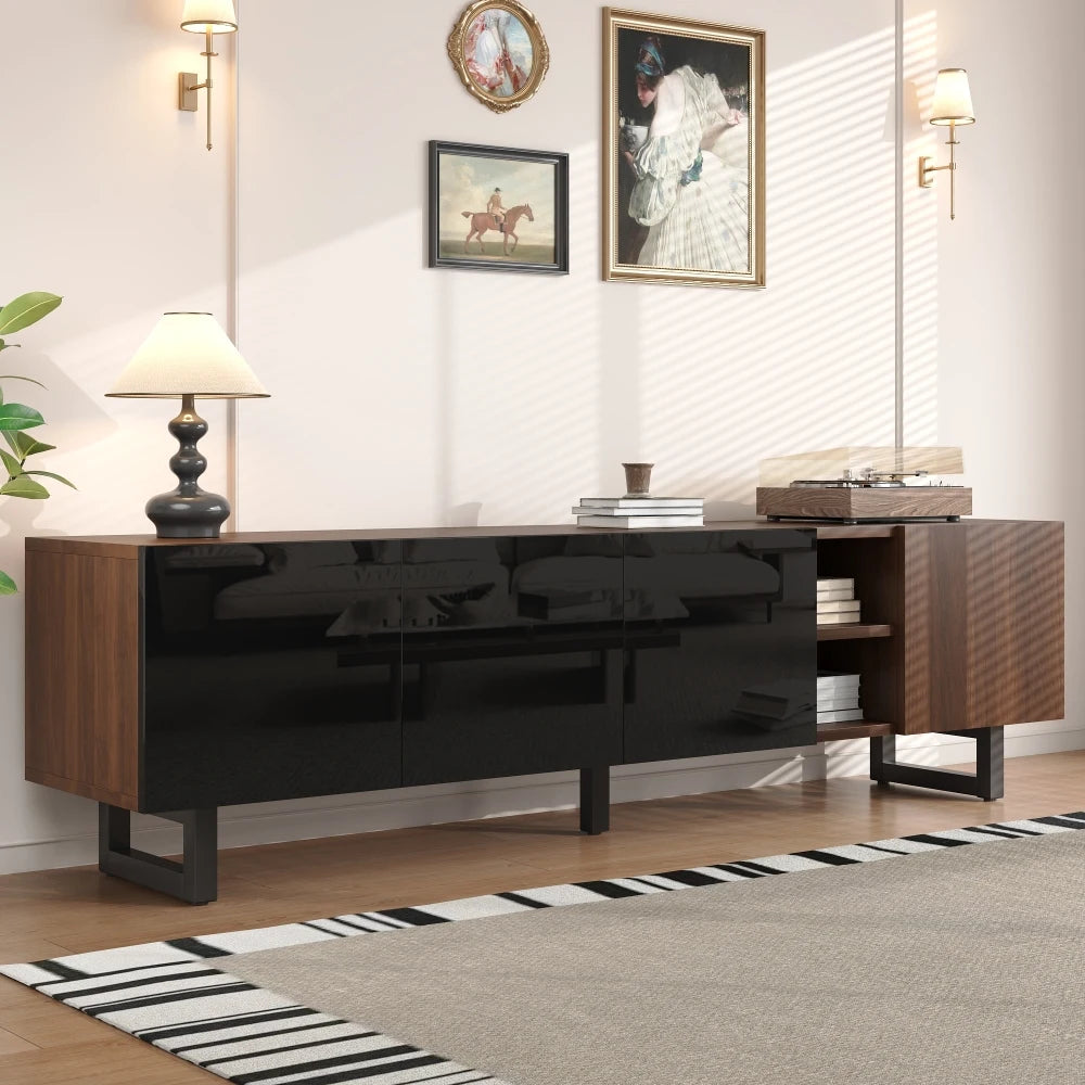 180 X 38 X 50cm Modern Living Room TV Cabinet with Four Doors, TV Panel