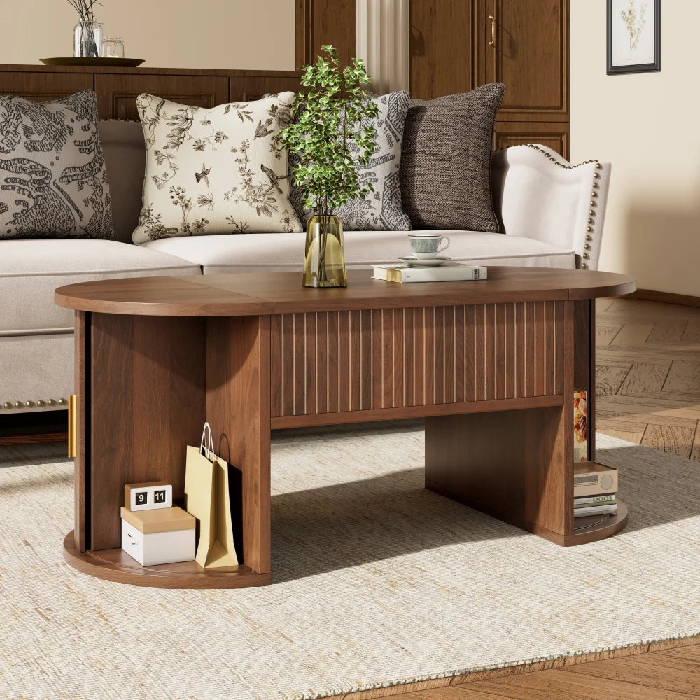 Modern Height Adjustable Coffee Table, for Living Room