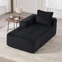 Kompakt modulsofa med sidelomme og kopholder