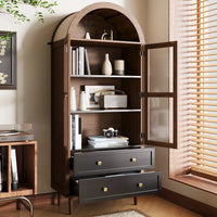 Closet Storage Cabinet with Adjustable Folding Floors
