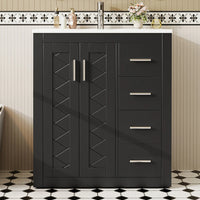 76x46.5x85.5cm Modern Bathroom Cabinet