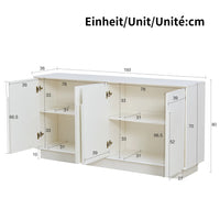Modern Sideboard with Curved Doors