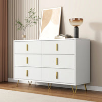 Modern Sideboard with 6 Drawers, Chest of Drawers and Plenty of Storage