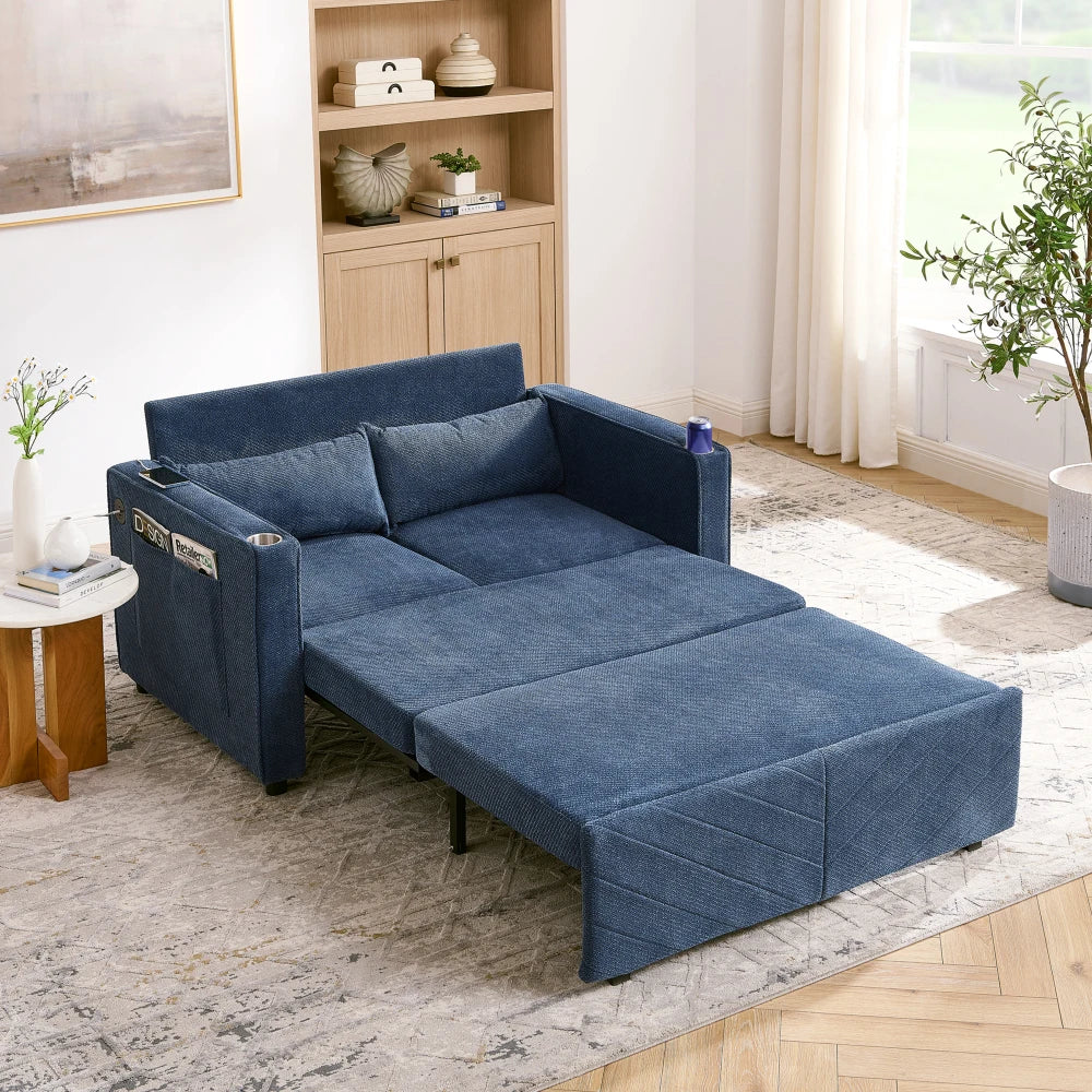 3-i-1 sovesofa til 2 personer i minimalistisk design