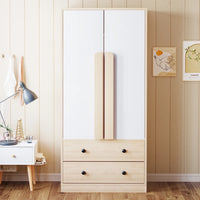 70*40*170cm Modern Wardrobe, with Drawers and Storage Compartments