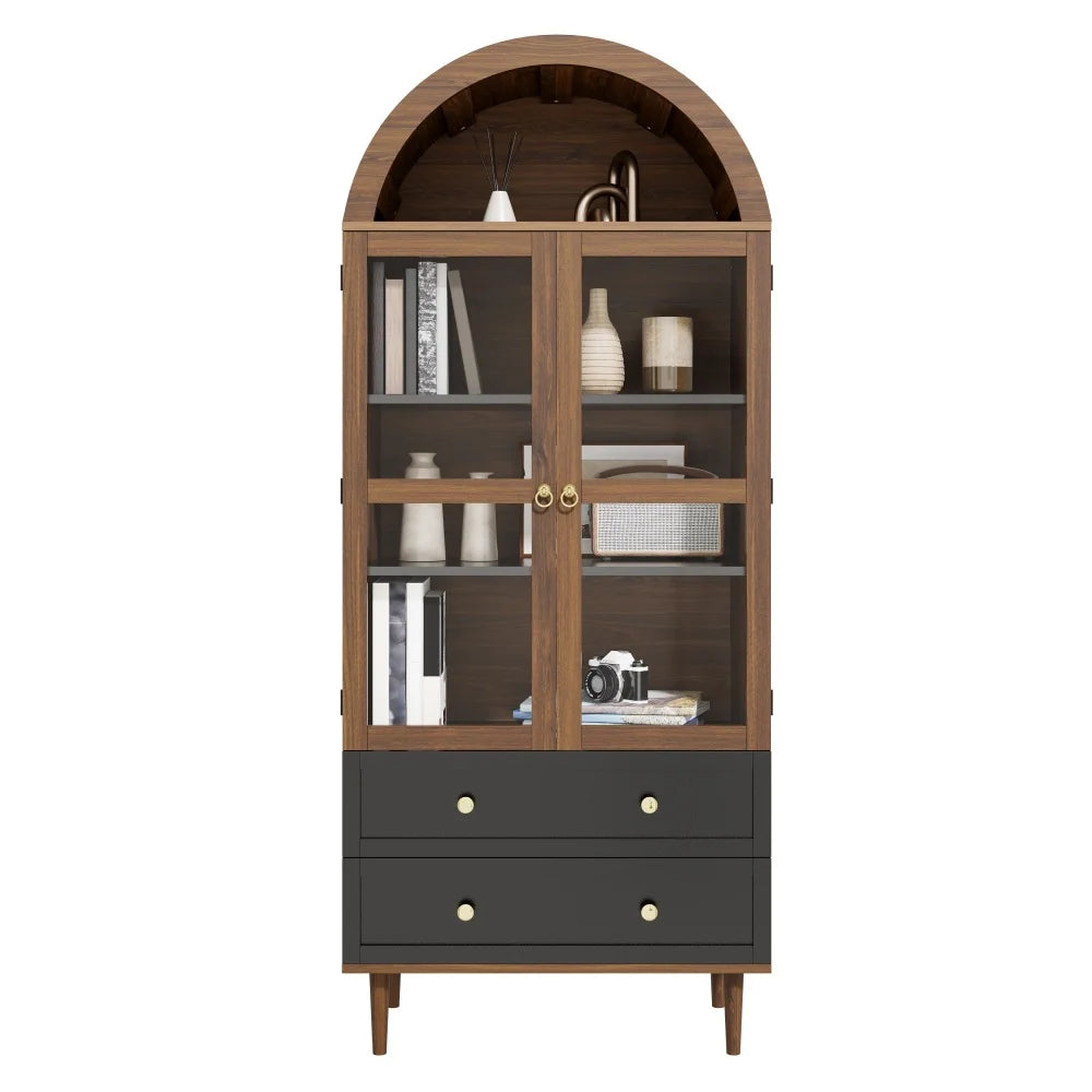 Closet Storage Cabinet with Adjustable Folding Floors