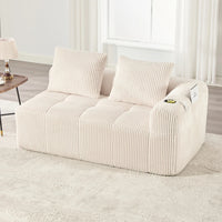 Kompakt modulsofa med sidelomme og kopholder