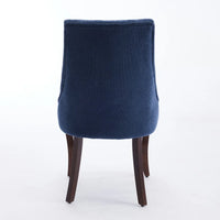 Rayon Cloth Flocking Linen Dining Chairs, Kitchen Dinner Chair