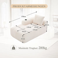 Compact Sofa Soft, Modular Sofa with Side Pocket and Beverage Holder