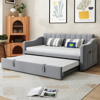 Upholstered Bed Sofa Bed Multi-function Sofa Bed 90*180*190