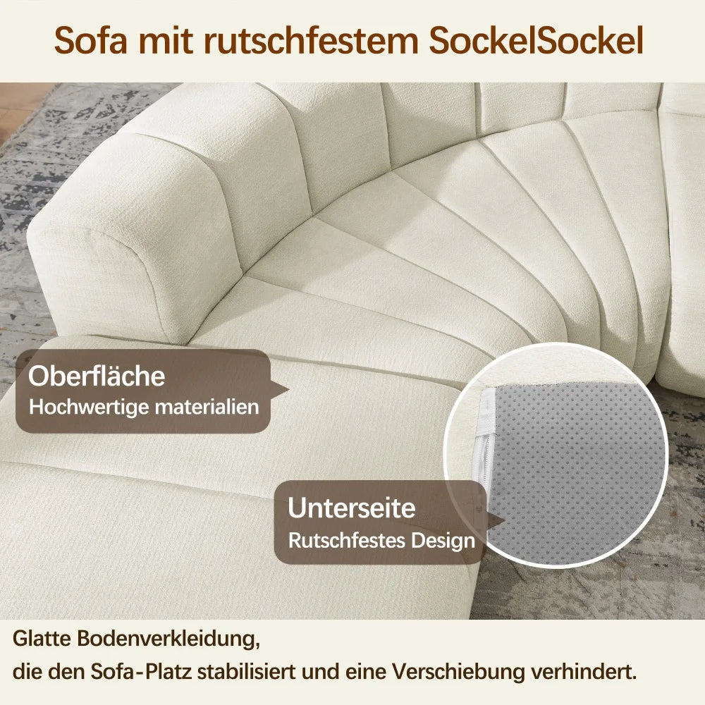 4 Seater Compression Modular Corner Sofa