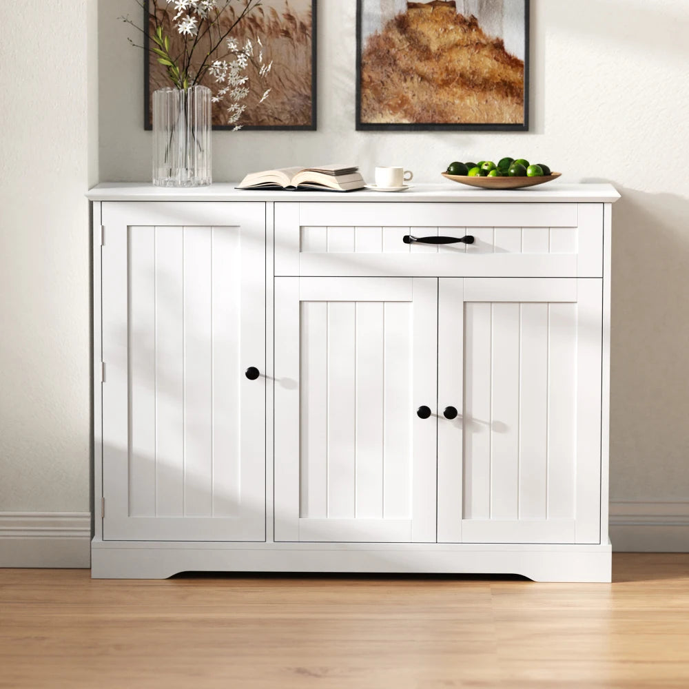 Modern Elegant Sideboard with 3 Doors and A Drawer