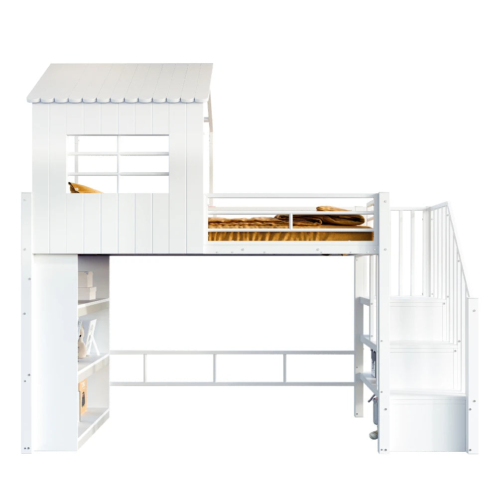 90×200cm Iron High Bed, House Design, High Safety Grille