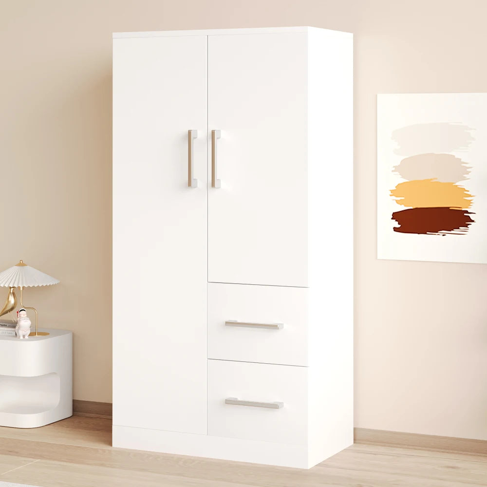 Moderne børnegarderobe 70x40x135 cm