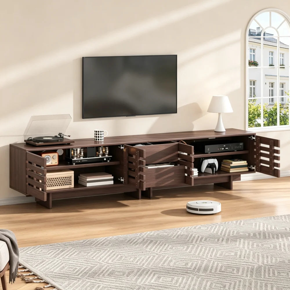 200x39.5x55cm Modern Living Room TV Cabinet, for TV Up To 80 Inches