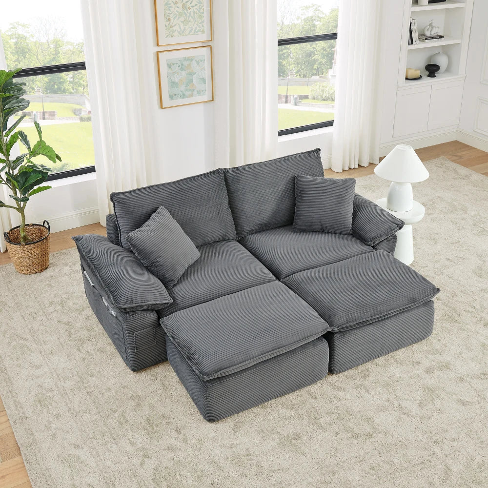 Boneless Cloud Sofa with Sleep Function