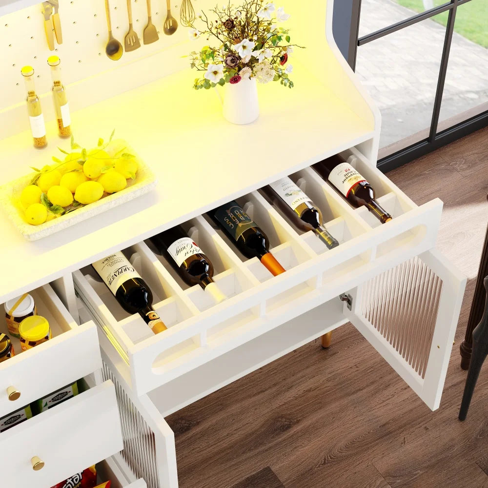 145×39×171cm Modern Kitchen Cabinet