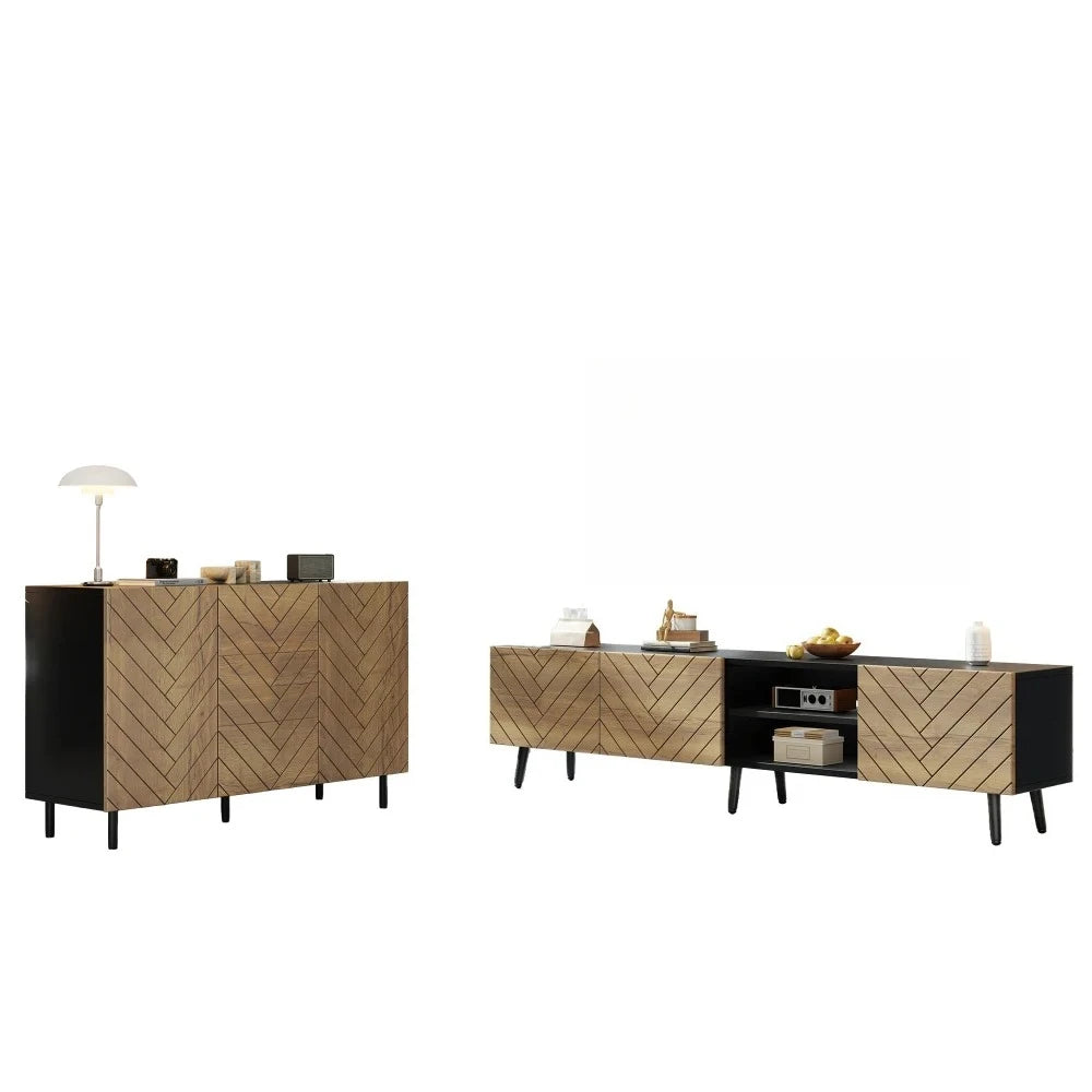 Moderne TV-bord, 180x33,5x45 cm