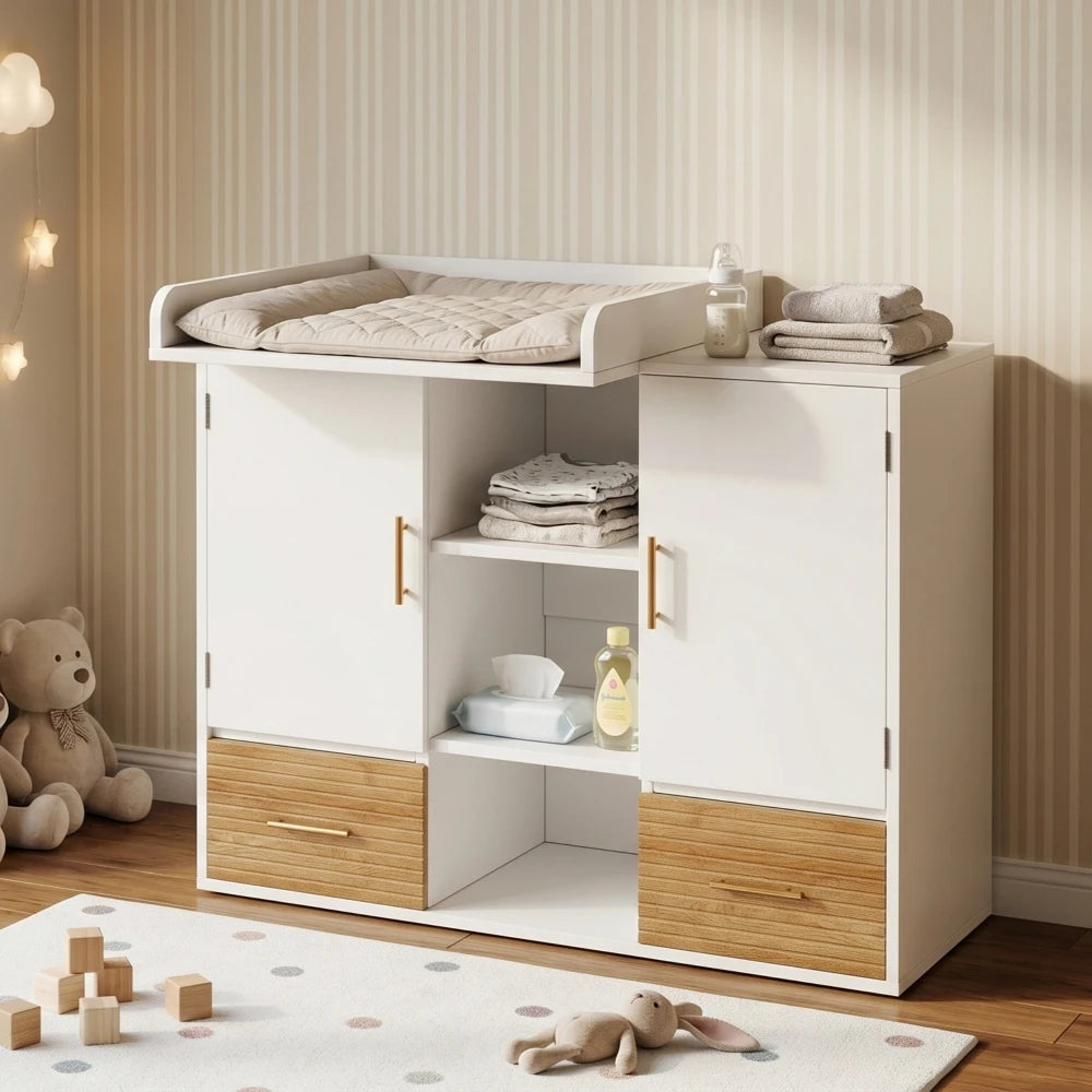 Multifunctional Foldable Storage Cabinet for Baby