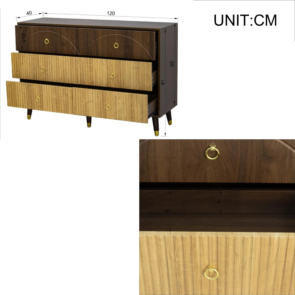 120 X 40 X 81cm Modern Sideboards