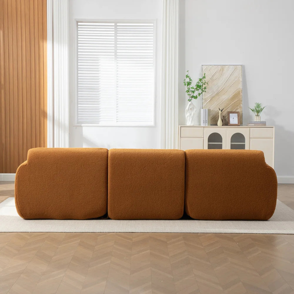 L-Shaped Modular Compression Sofa