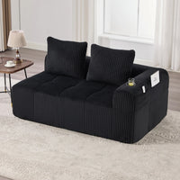 Kompakt modulsofa med sidelomme og kopholder
