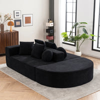 Komprimeret boneless cloud-sofa i moduler