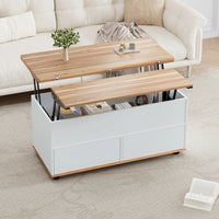 100*98*65cm Coffee Table Height Adjustable