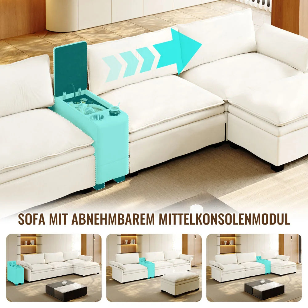 315cm Modern Modular Sectional Sofa