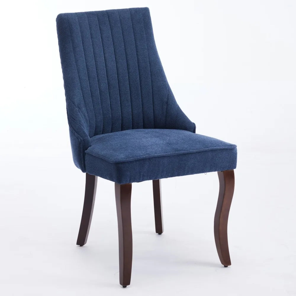 Rayon Cloth Flocking Linen Dining Chairs, Kitchen Dinner Chair