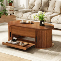 Lift Top Coffee Table with Hidden Storage Space