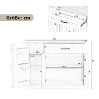 Modern Elegant Sideboard with 3 Doors and A Drawer