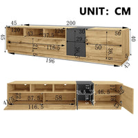 200 Cm Modern TV Stands with A Simple