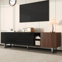 180 X 38 X 50cm Modern Living Room TV Cabinet with Four Doors, TV Panel
