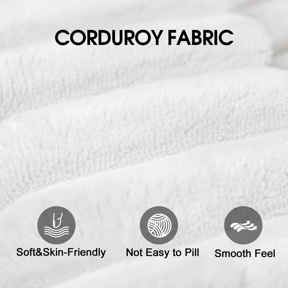 180cm Comfortable Corduroy Loveseat Sofa