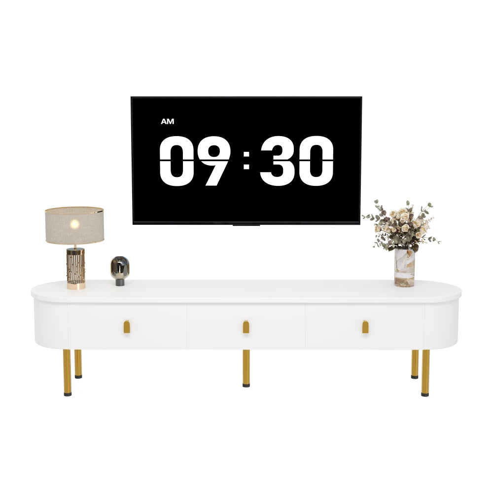 TV-bord og sofabord i let luksusstil