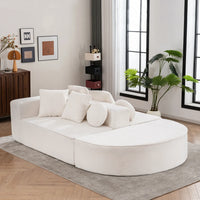 Komprimeret boneless cloud-sofa i moduler