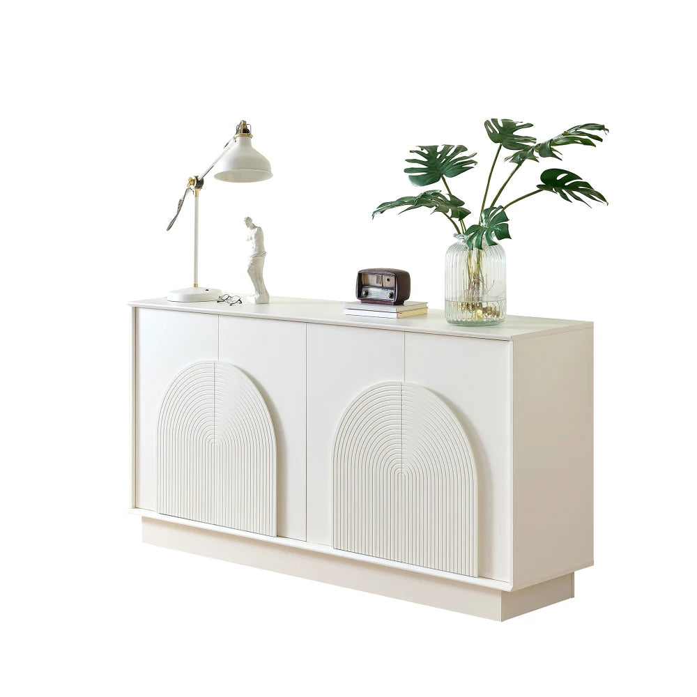 Modern Sideboard with Curved Doors