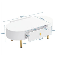 Modern Furniture Lightweight Luxury TV Cabinet Coffee Table Combination