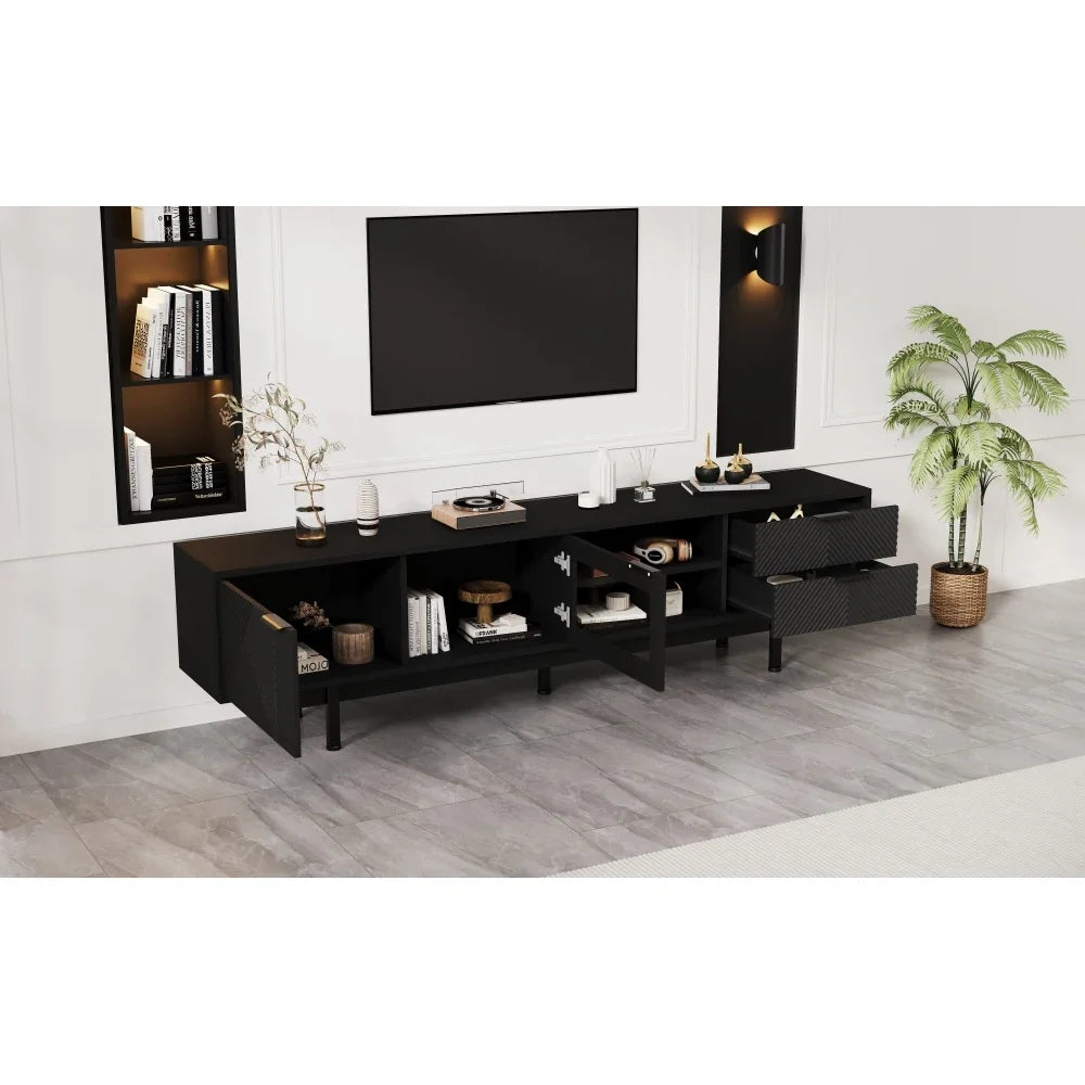 200*40*50.5 Cm Modern Simple TV Cabinet, TV Stands with Large Storage Space