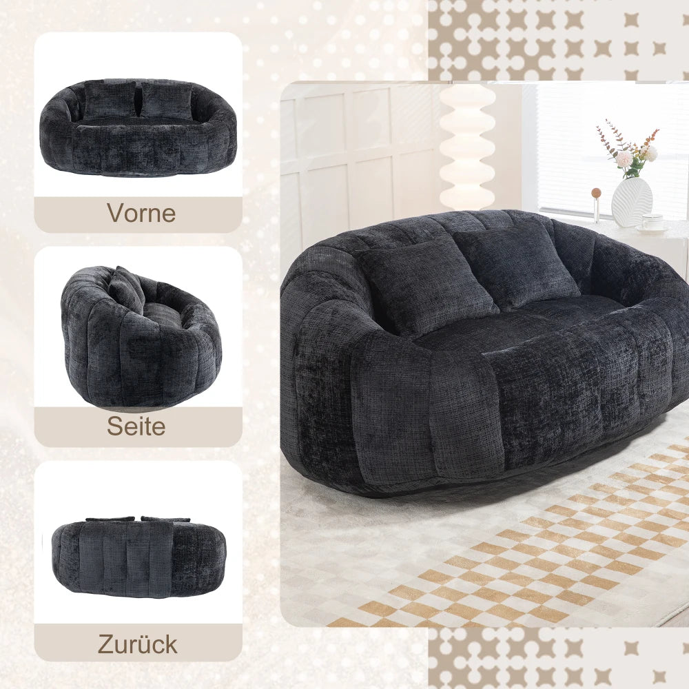 Modern Bean Bag Lazy Sofa Durable Comfort Lounger