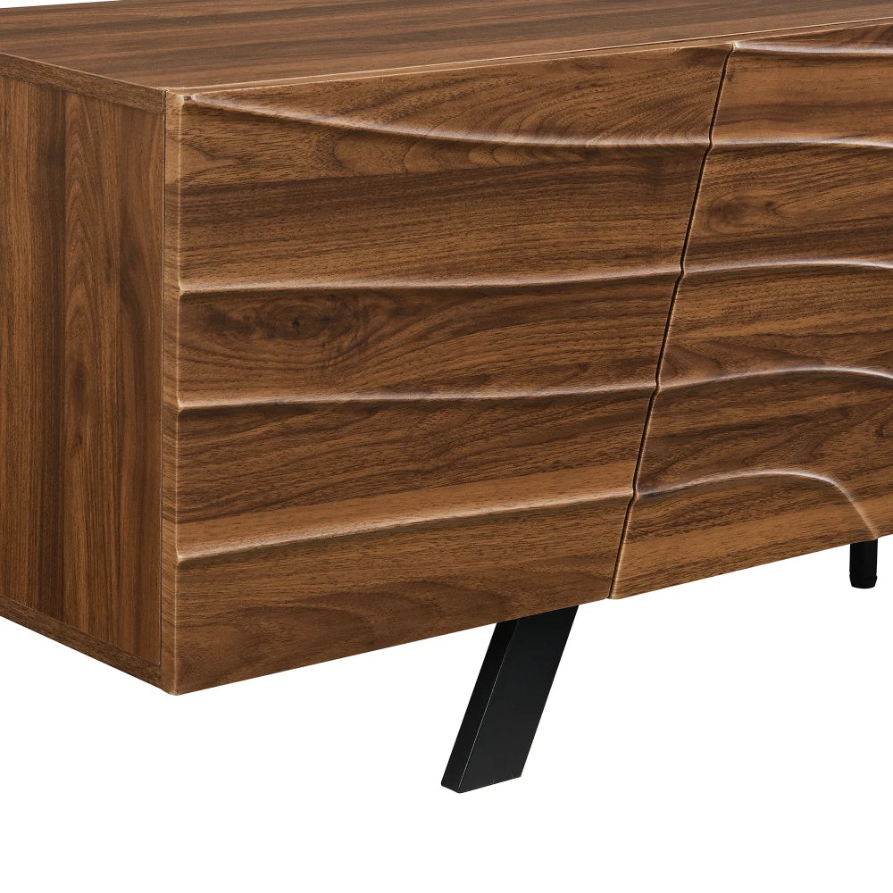 160×39×50.5cm TV Cabinet with Wavefront