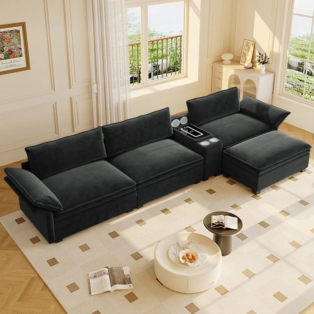 Moderne modulsofa 315 cm
