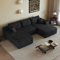 L-formet boneless hjørnesofa 270 cm med lænestol