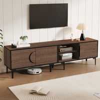180*35*49cm Lowboard TV Cabinet, TV Stand for Living Room