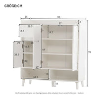 Sideboard Chest of Drawers Shoe Cabinet with Large Storage Space