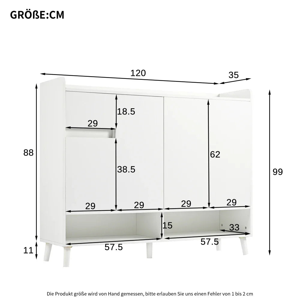 Sideboard Chest of Drawers Shoe Cabinet with Large Storage Space