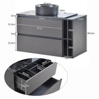 80cm Wide Sink Cabinet Hanging, with Ceramic Sink and Drawers